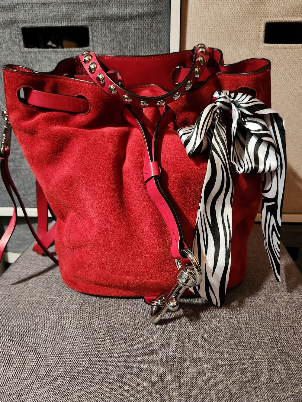 Rebecca Minkoff Studded Bucket Backpack
